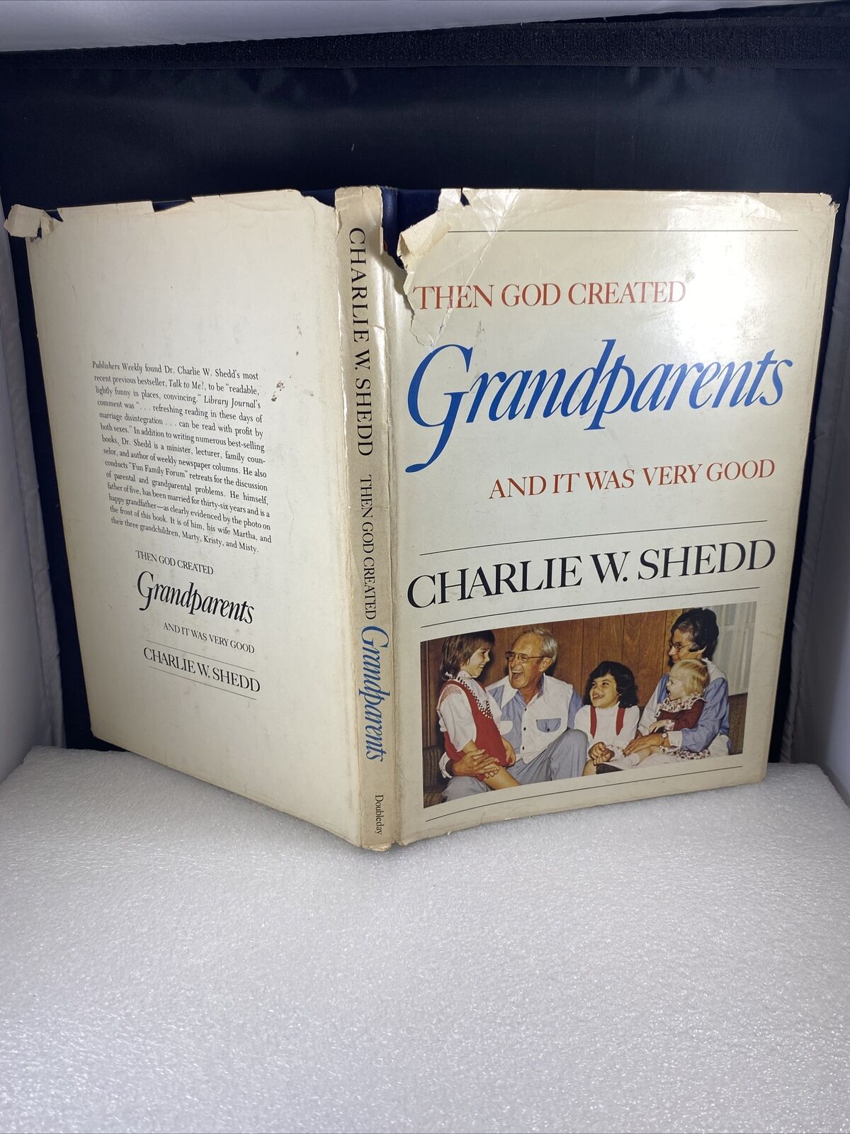 Then God Created Grandparents Family. Hardcover Vintage 70s Nonfiction Book Good