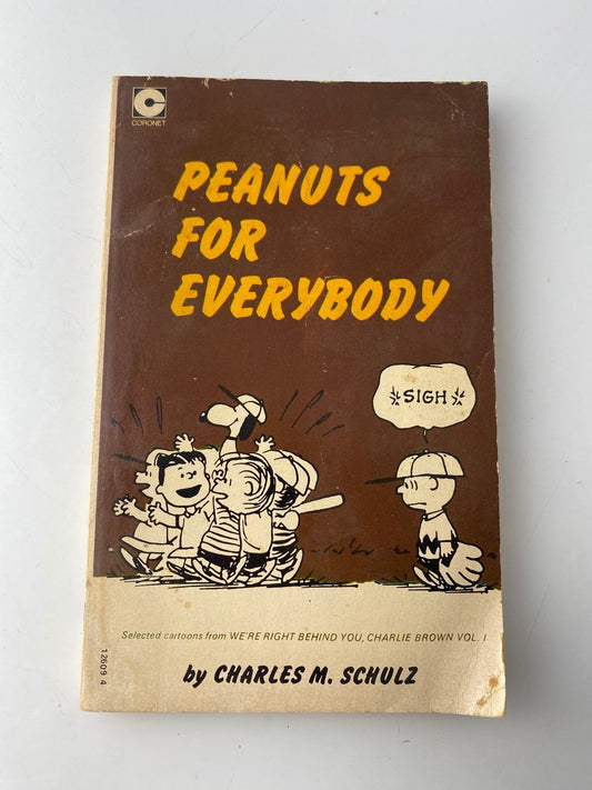 Peanuts for Everybody by Charles M. Schulz 1970 Coronet Illustrated