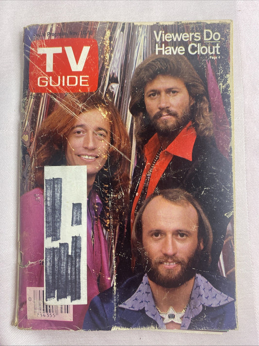 1979 Nov 10-16 TV GUIDE Magazine FN 6.0 The Bee Gees / Viewers Have Clout