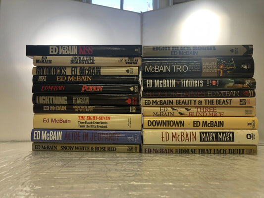 Ed McBain Hardcover Collection. Some 87th Precinct series. 19 book lot