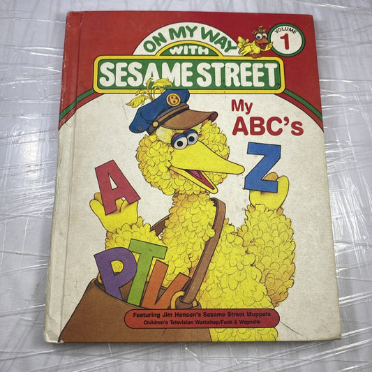 On My Way with Sesame Street, Volume 1, My ABC's  Illustrated FIRST PRINT!