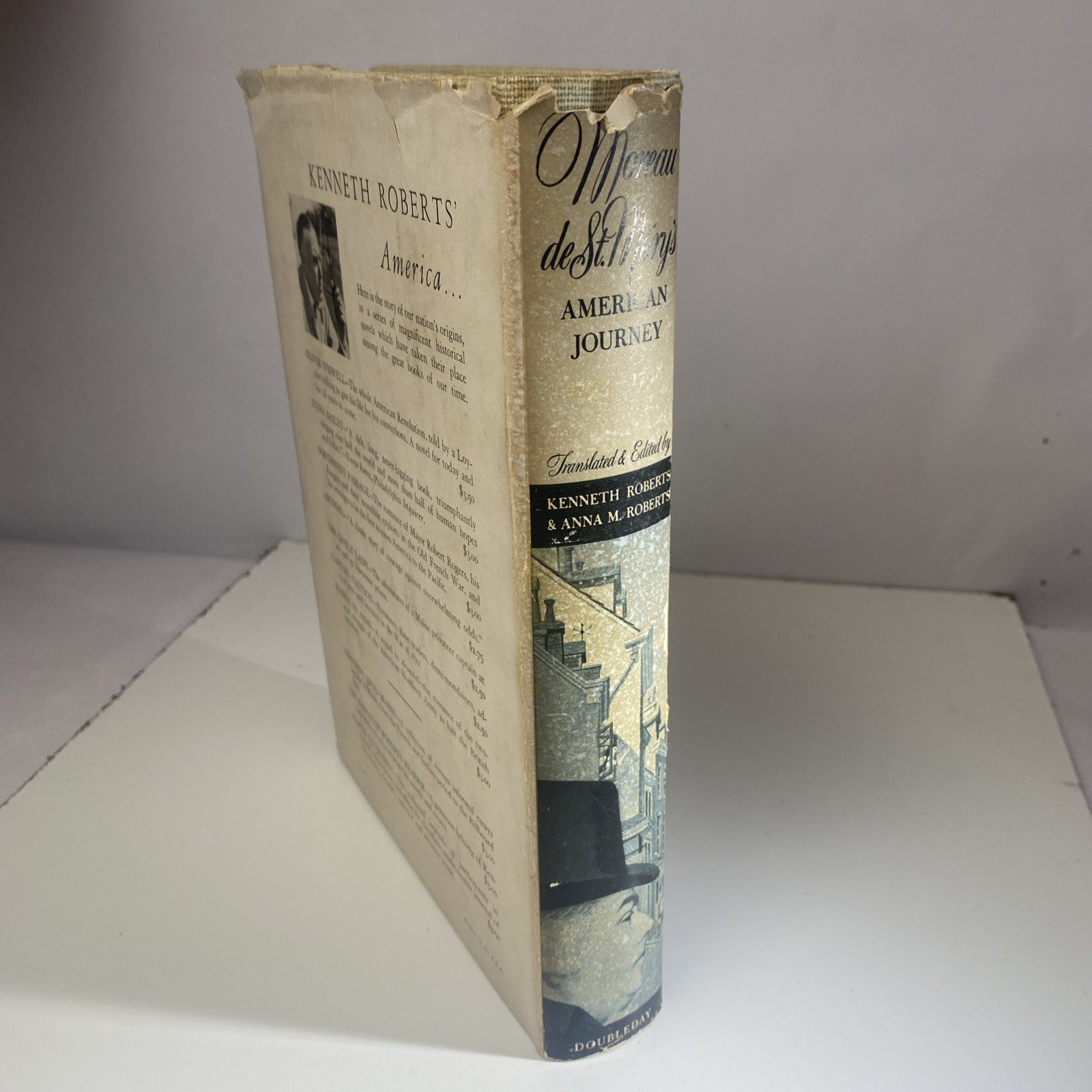 Moreau de St. Mery's AMERICAN JOURNEY [1793-1798] by K. Roberts (1947 First, HC)