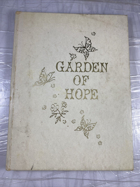 ILLUSTRATED Garden of Hope By Audrey McDaniel Inspirational Verses 1966