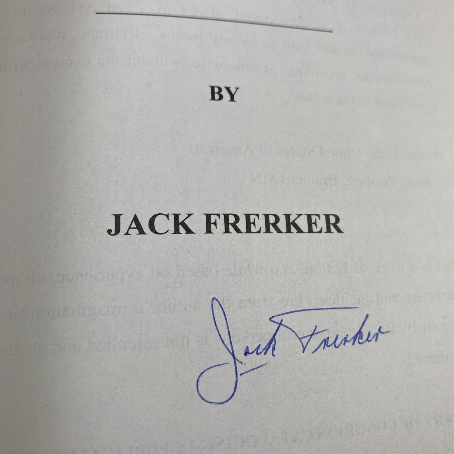 HEAT SIGNED By Jack Frerker Rare Historical Fiction Southern Illinois Native