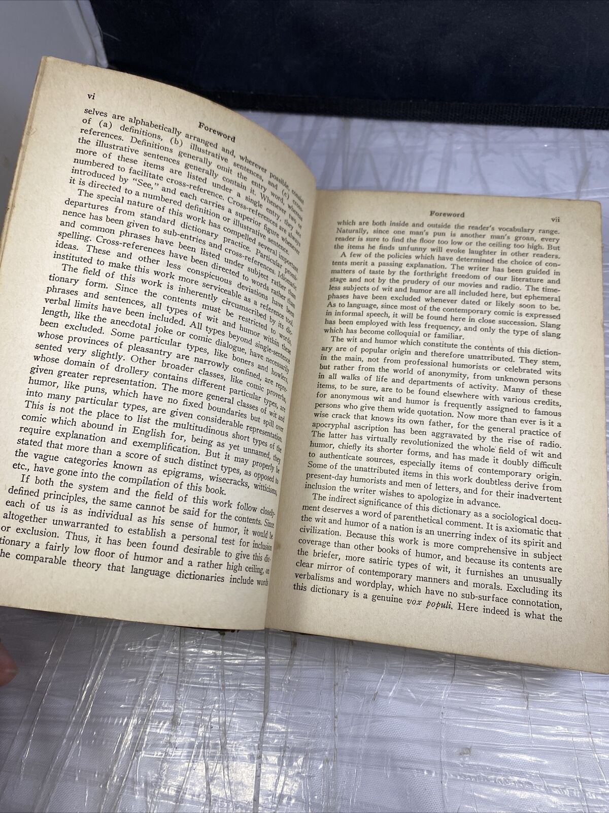 Esar's Comic Dictionary by Evan Esar 1940s First Edition Hardcover Book Rare