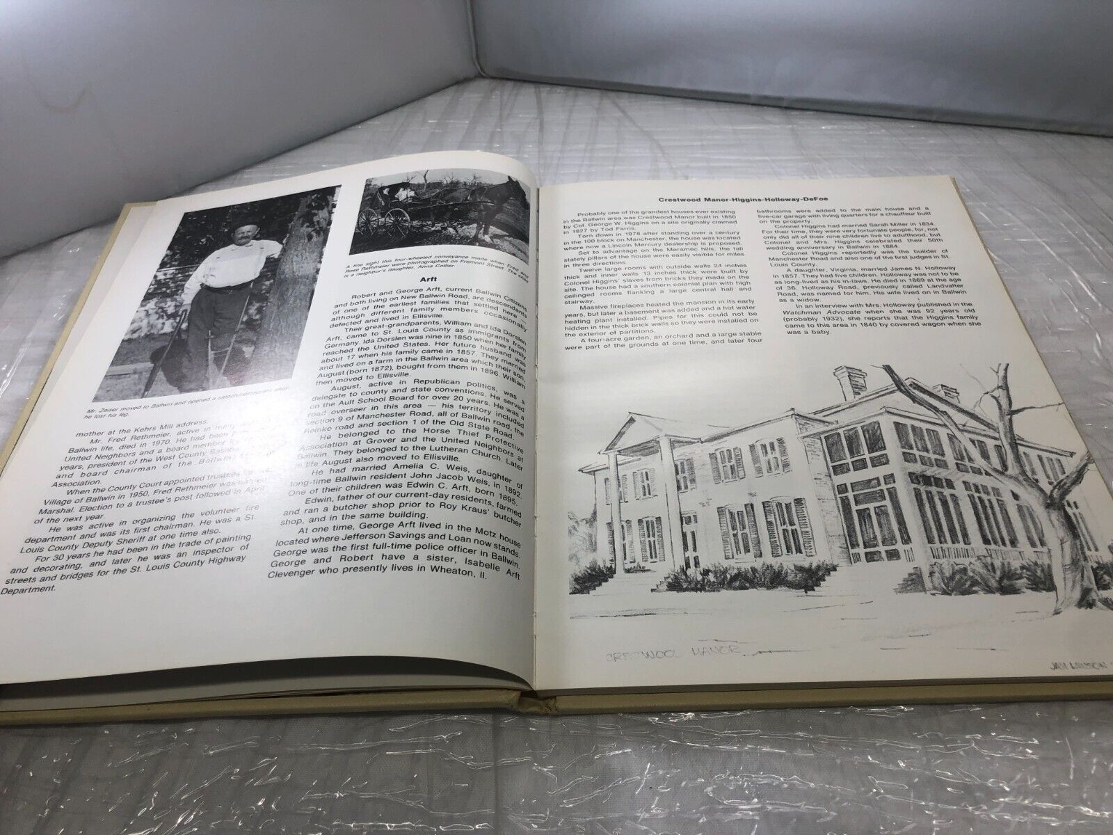 Ballwin the city with a future Missouri Vintage History book Hardcover PHOTOS