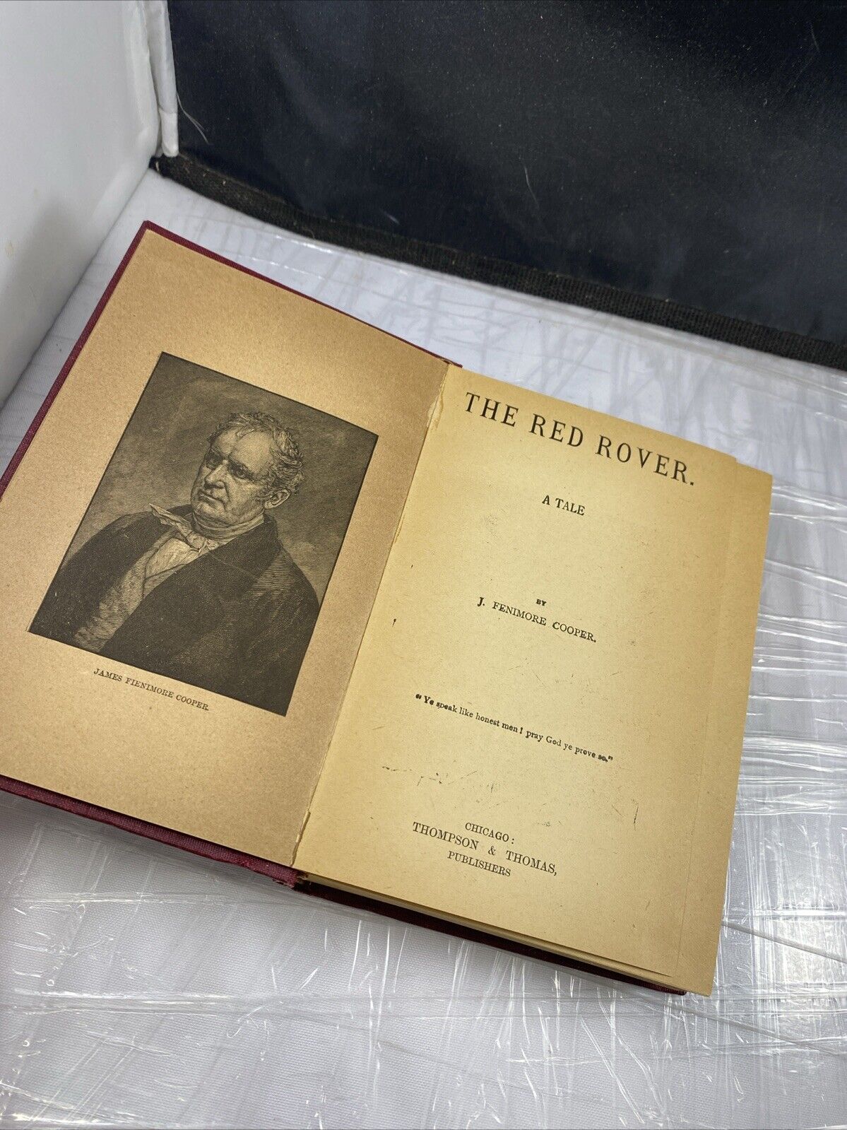 The Red Rover A Tale by J. Fenimore Cooper HC Early 1900’s Antique Novel