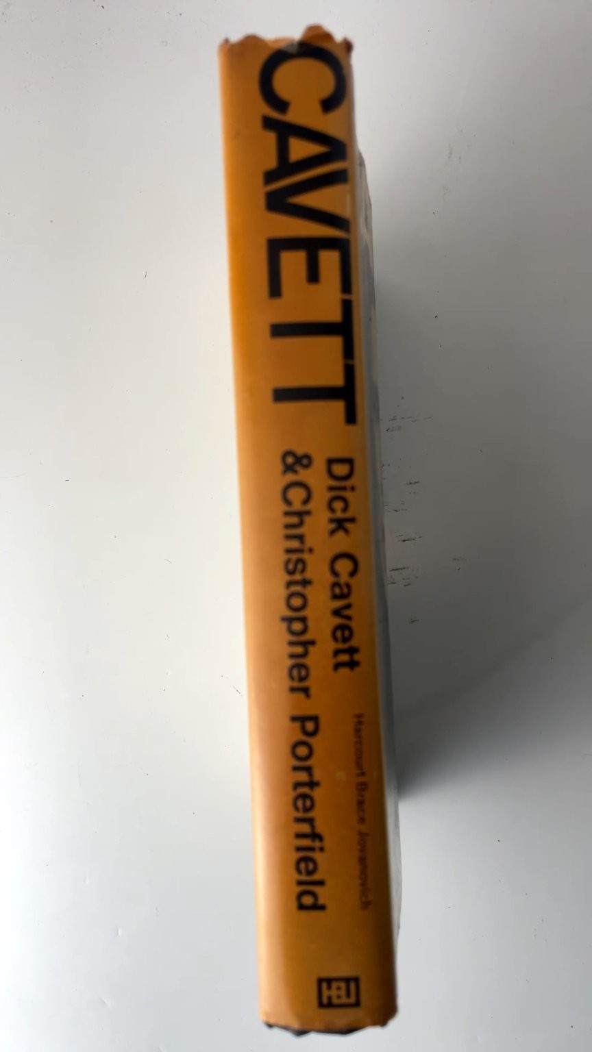 Cavett Dick Cavett 1974 First Edition Autobiography Humor Harcourt