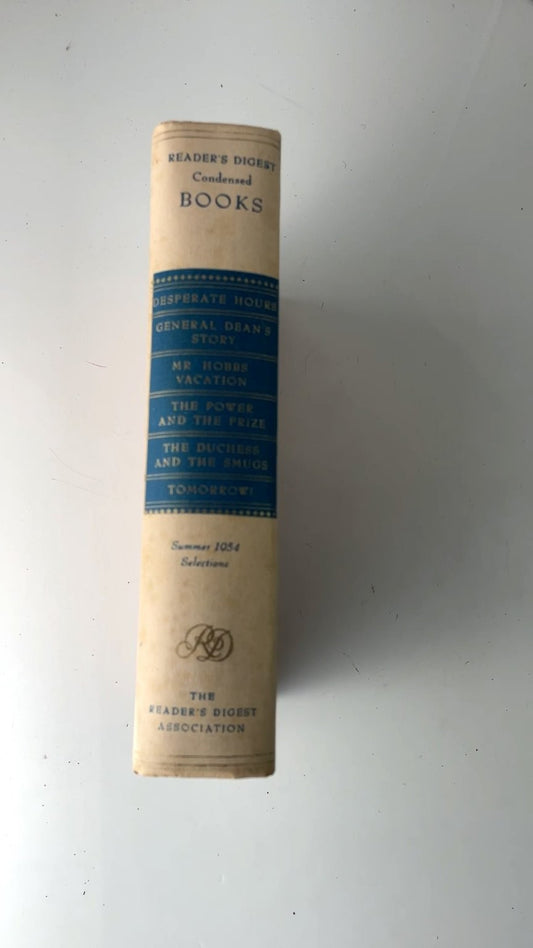 Reader's Digest Condensed Books 1954 First Edition Summer Volume 18