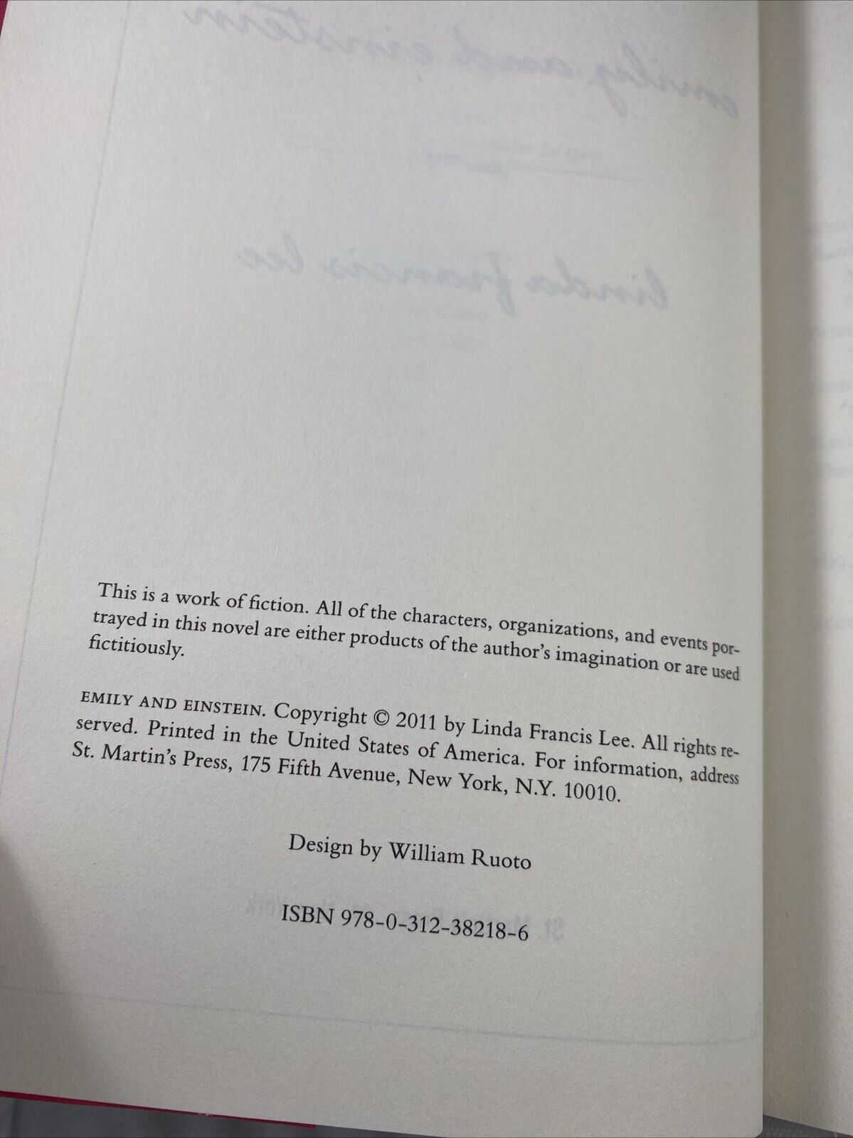 Emily & Einstein: A Novel of Second Ch- 0312382189, Linda Francis Lee, hardcover