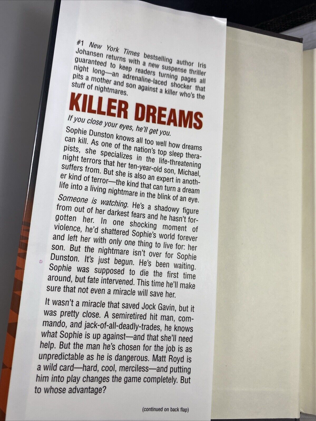 Killer Dreams (Eve Duncan) - Hardcover By Johansen, Iris VERY GOOD UNMARKED
