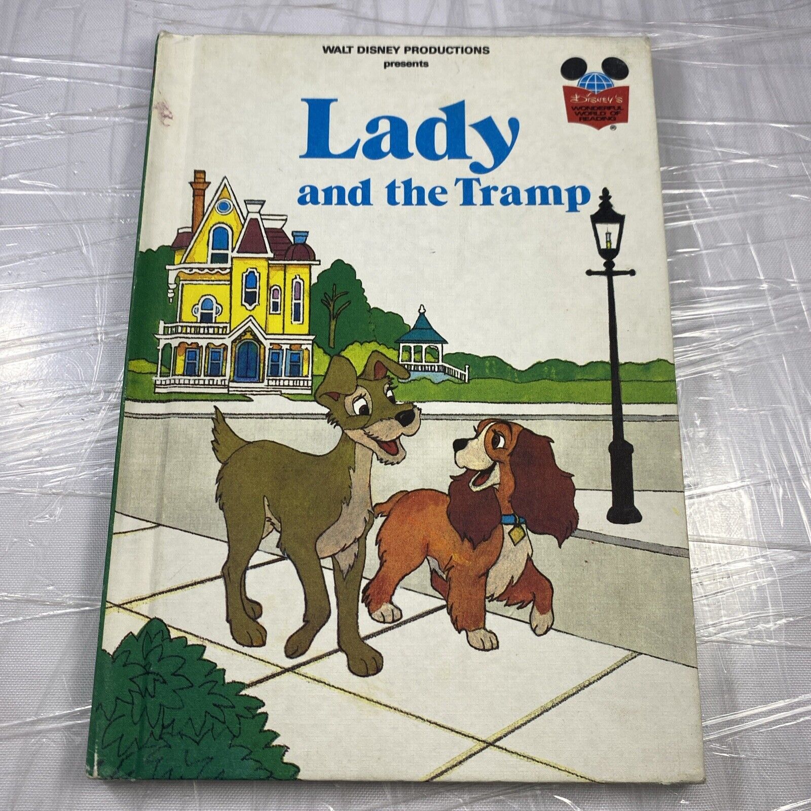 Vintage 1981 Walt Disney Wonderful World Of Reading Lady And The Tramp Book