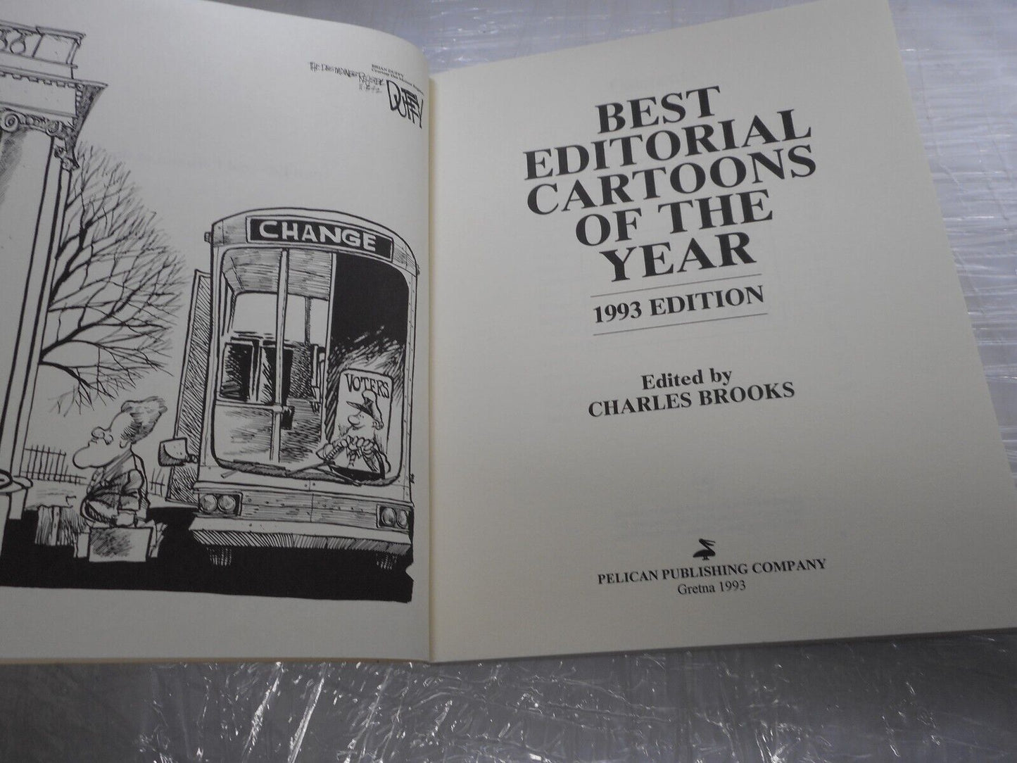 Best Editorial Cartoons of the Year 1993 Paperback Newspaper Cartoon best of