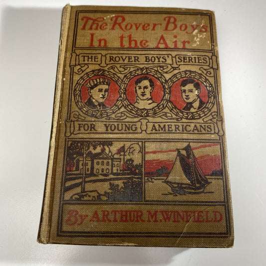 Antique Novel Chapter Book The Rover Boys on At School by Arthur M. Winfield