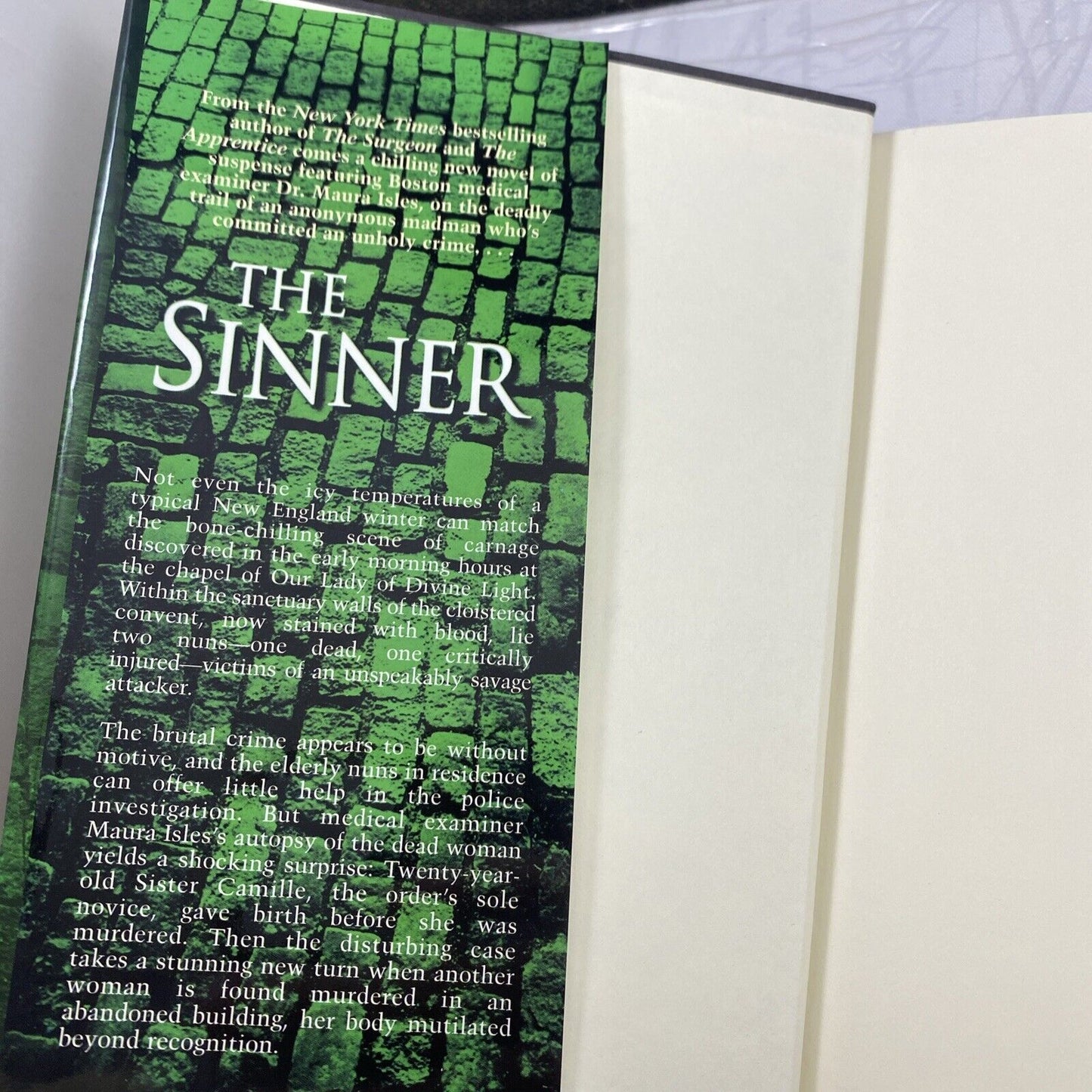 The Sinner - Hardcover By Gerritsen, Tess Ballantine Books 1st Print VG Mystery