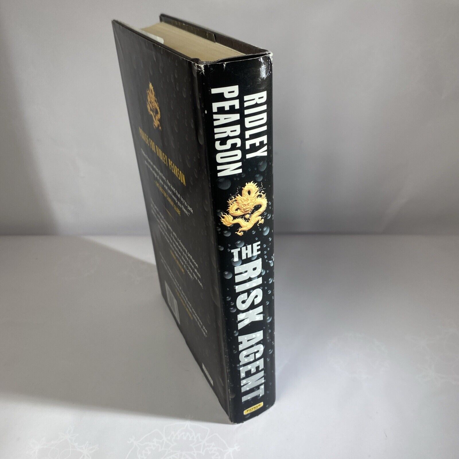 The Risk Agent - by Ridley Pearson 2012 Book Club Edition Very Good Mystery