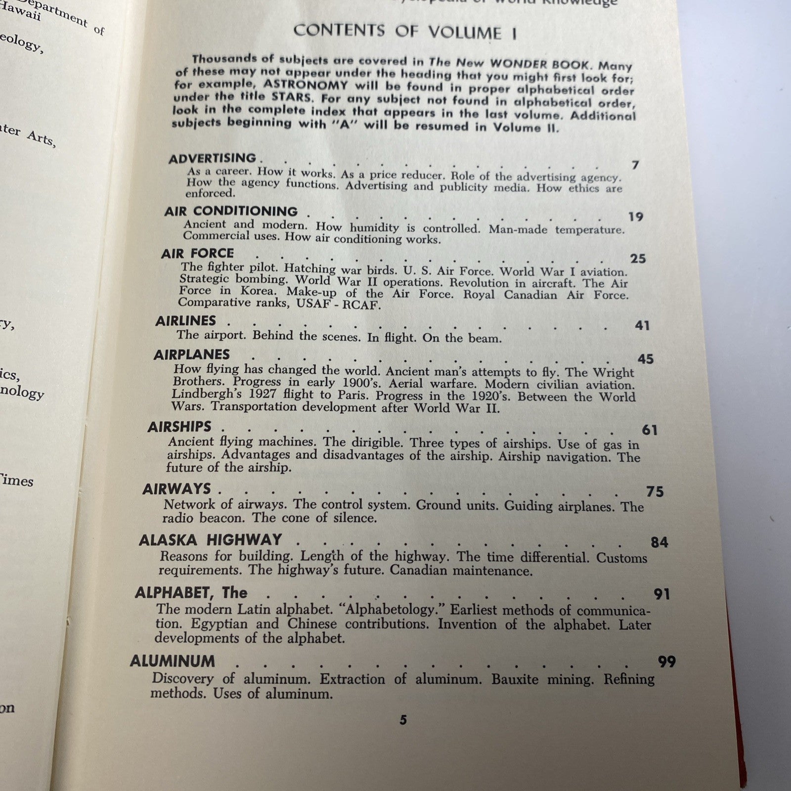 The New Wonder Book Cyclopedia Of World Knowledge Vol. 1 A- Art (1953 Paperback)