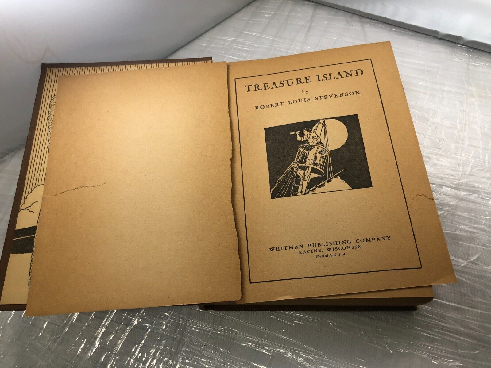 Treasure Island by Robert Louis Stevenson (Whitman)1950’s Edition No Cover