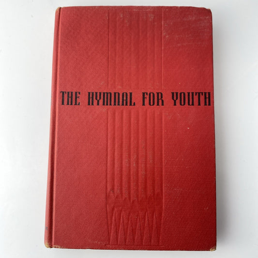 Vintage Red 50s 40s Christian Song 1941 The Hymnal, For Youth Westminster Press