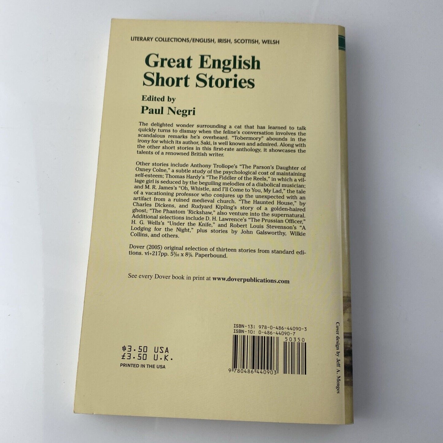 Great English Short Stories (Dover Thrift Editions) Paperback Book Literature
