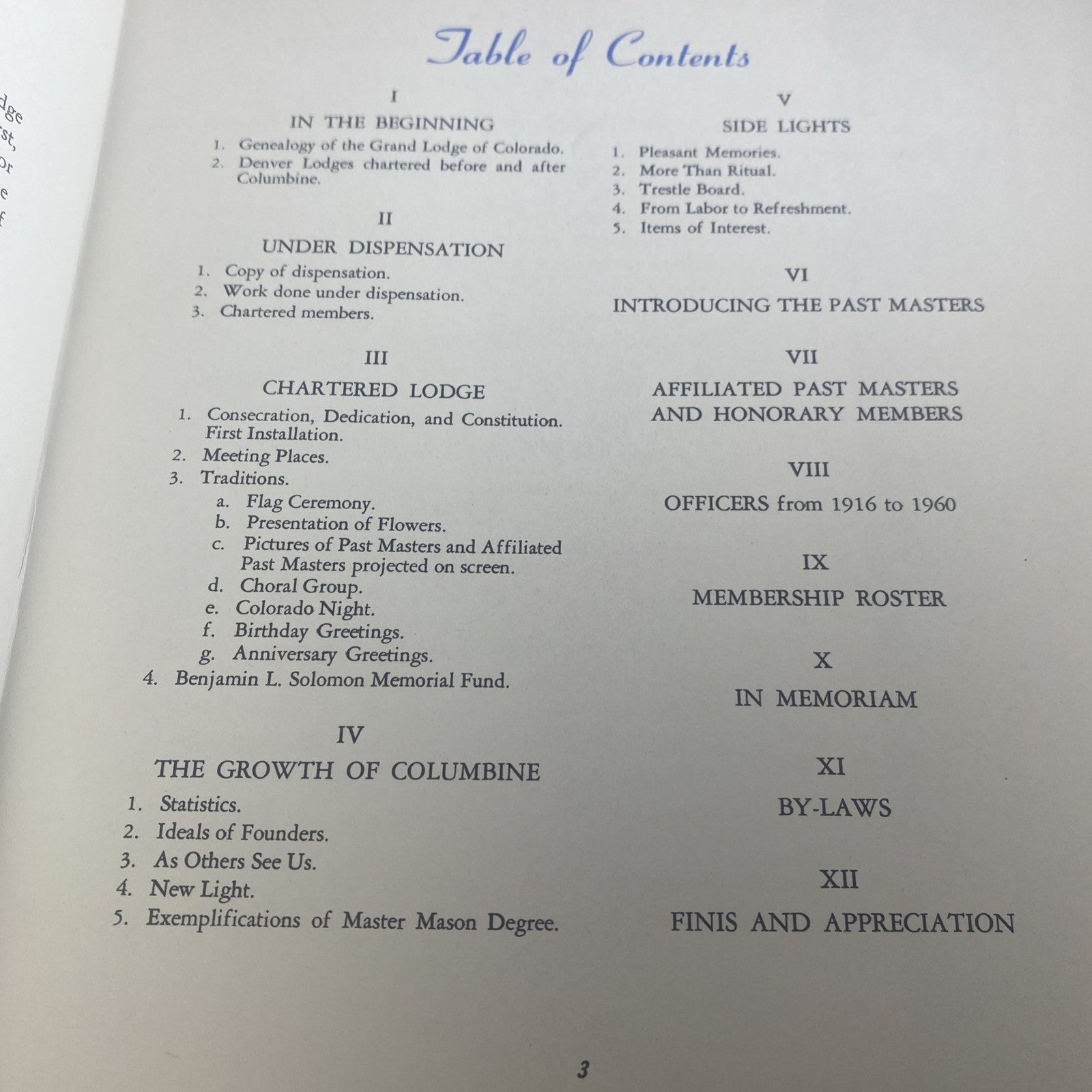 Denver Colorado Freemasonry: History of Columbine Lodge No. 147 - David Rayor