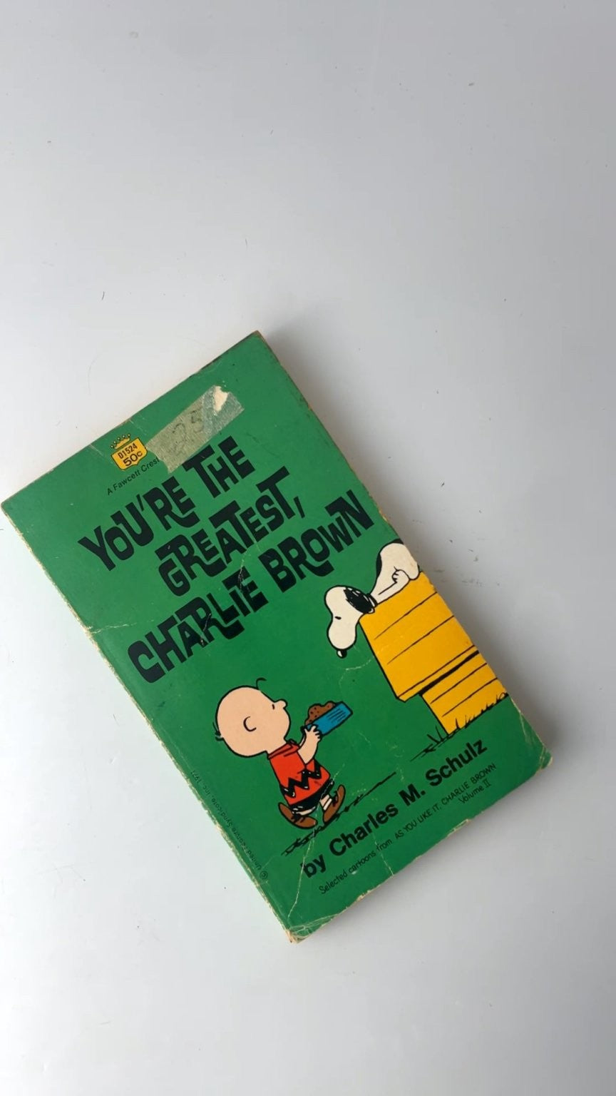 You're the Greatest Charlie Brown Charles M. Schulz 1971 Paperback
