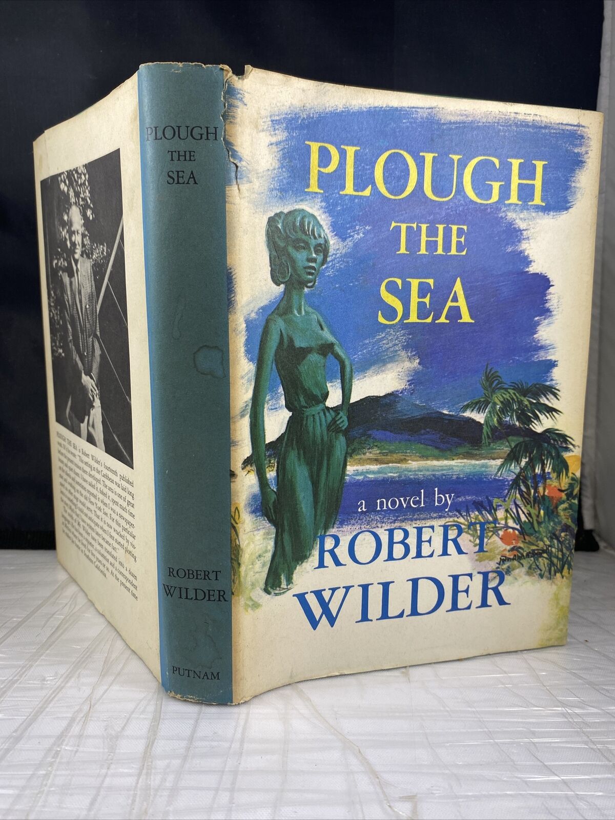 Plough the Sea by Robert Wilder Hardcover Dustjacket in Mylar 1961 VG+ Book Club