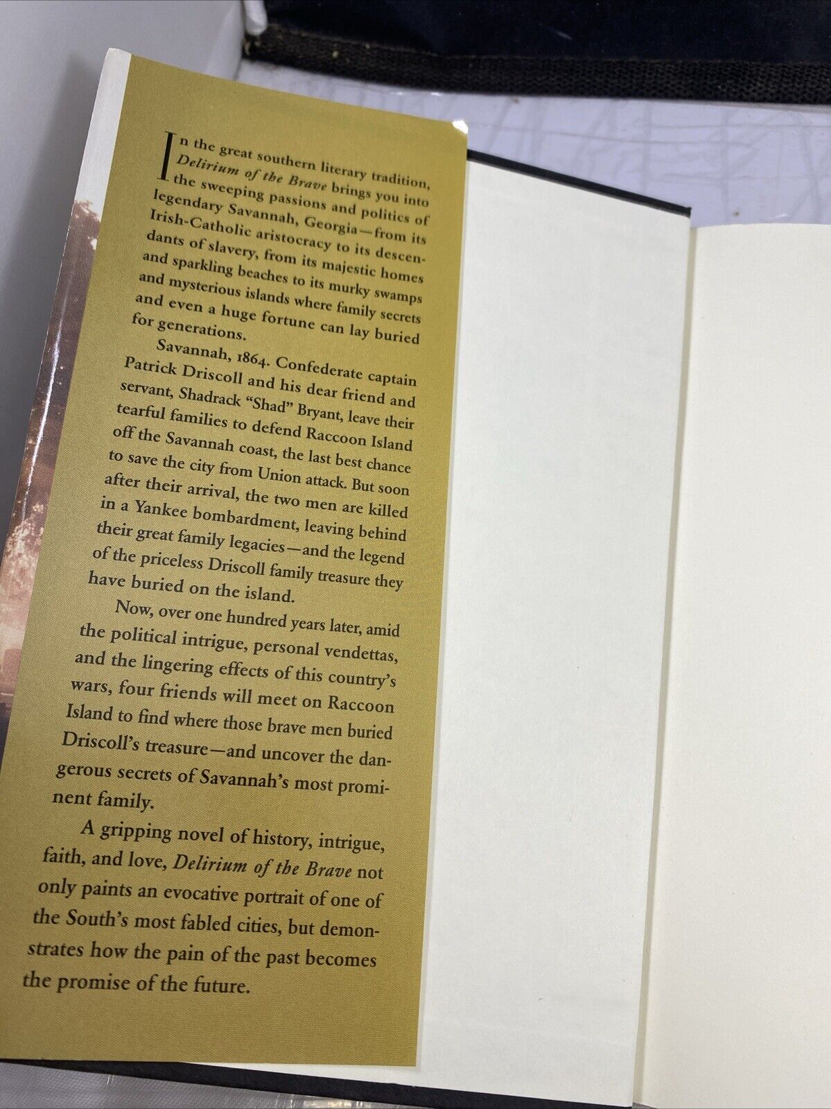 Delirium of the Brave - Hardcover By Harris, Dr. William C. - GOOD Fiction Novel