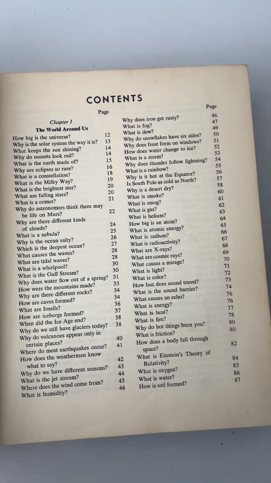 Tell Me Why by Arkady Leokum 1968 Edition Illustrated Science Answers