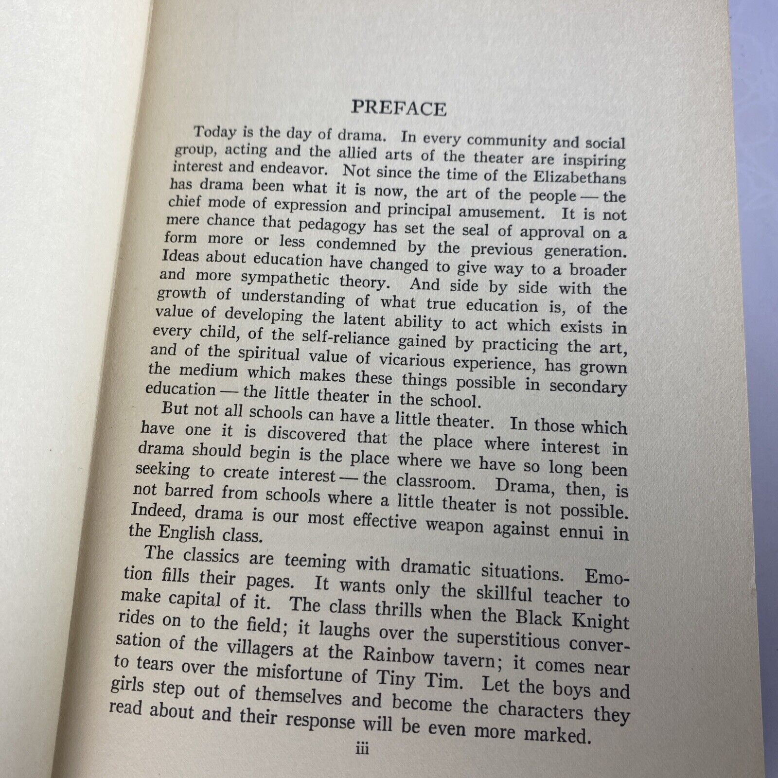 Literature Dramatized (Mildred Allen Butler, 1926 Hardcover) No Dust Jacket