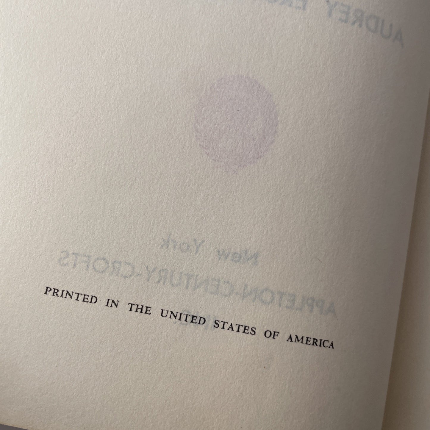 The Singer Not the Song 1953 Audrey Erskine Lindop Book Club Edition