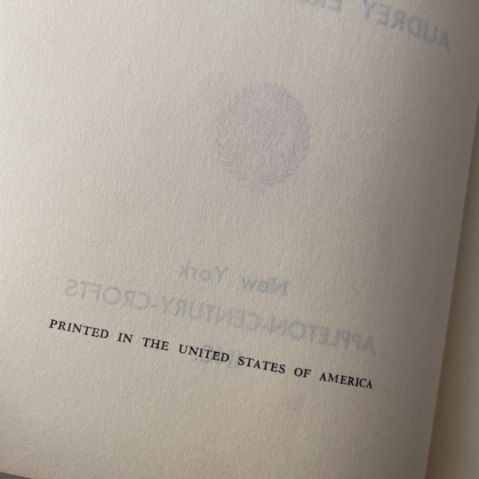 The Singer Not the Song 1953 Audrey Erskine Lindop Book Club Edition