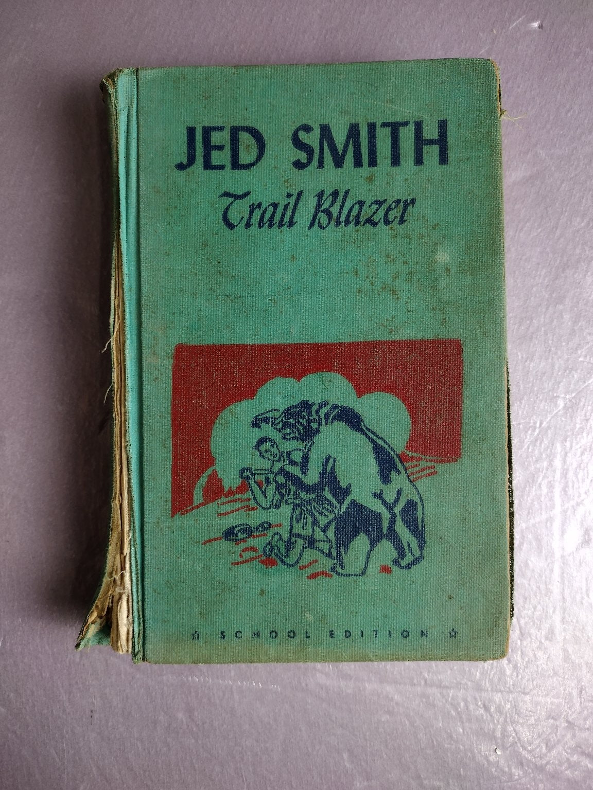 Jed Smith Trail Blazer Frank B. Latham 1952 School Edition Illustrated Aladdin