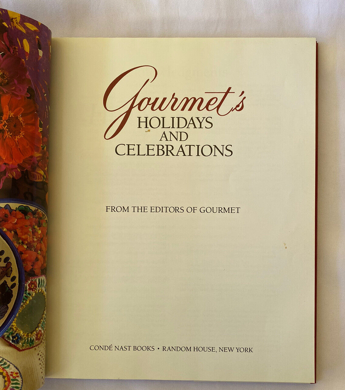 Gourmet's Holidays and Celebrations by Gourmet Magazine Editors (1992,...