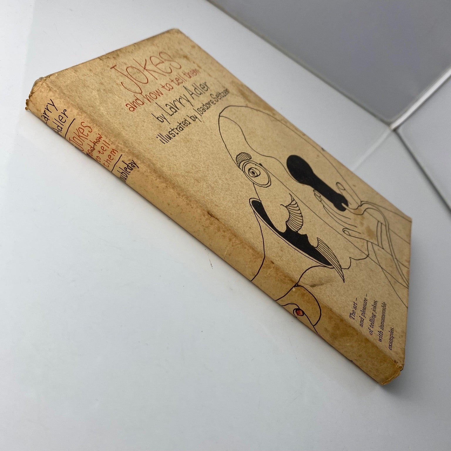 Vintage 60s book of Jokes and How to Tell Them Larry Adler 1963 First Edition