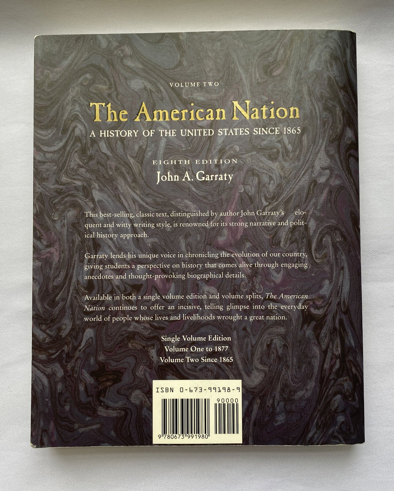 The American Nation : The History of the United States by John A. Garraty 8th ed