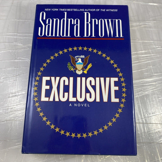 Exclusive - a novel by Sandra Brown Fiction Mystery Book Club Edition Very Good