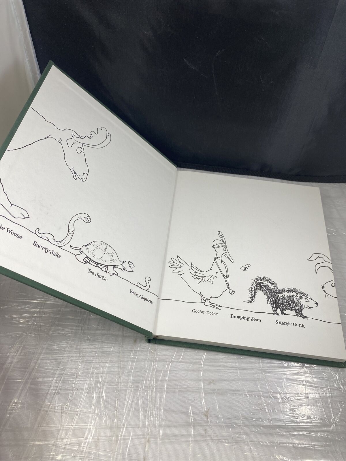 Runny Babbit Shel Silverstein Book Vintage Poem Drawing Picture Bunny Rabbit