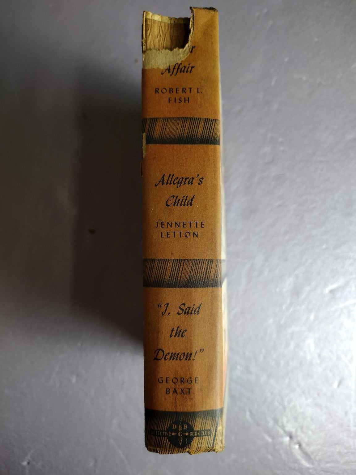 Detective Book Club 3-in-1 Fish Letton Baxt Mystery Anthology 1970 Walter J