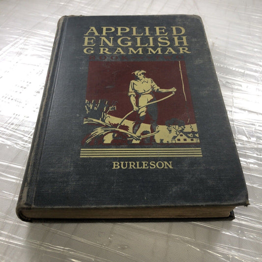 Antique American Textbook Applied English Grammar Book Two David Burleson