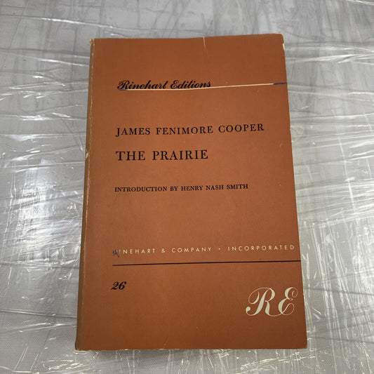 The Prairie by James Fenimore Cooper - Rinehart Editions No. 26 Vintage Paperbac