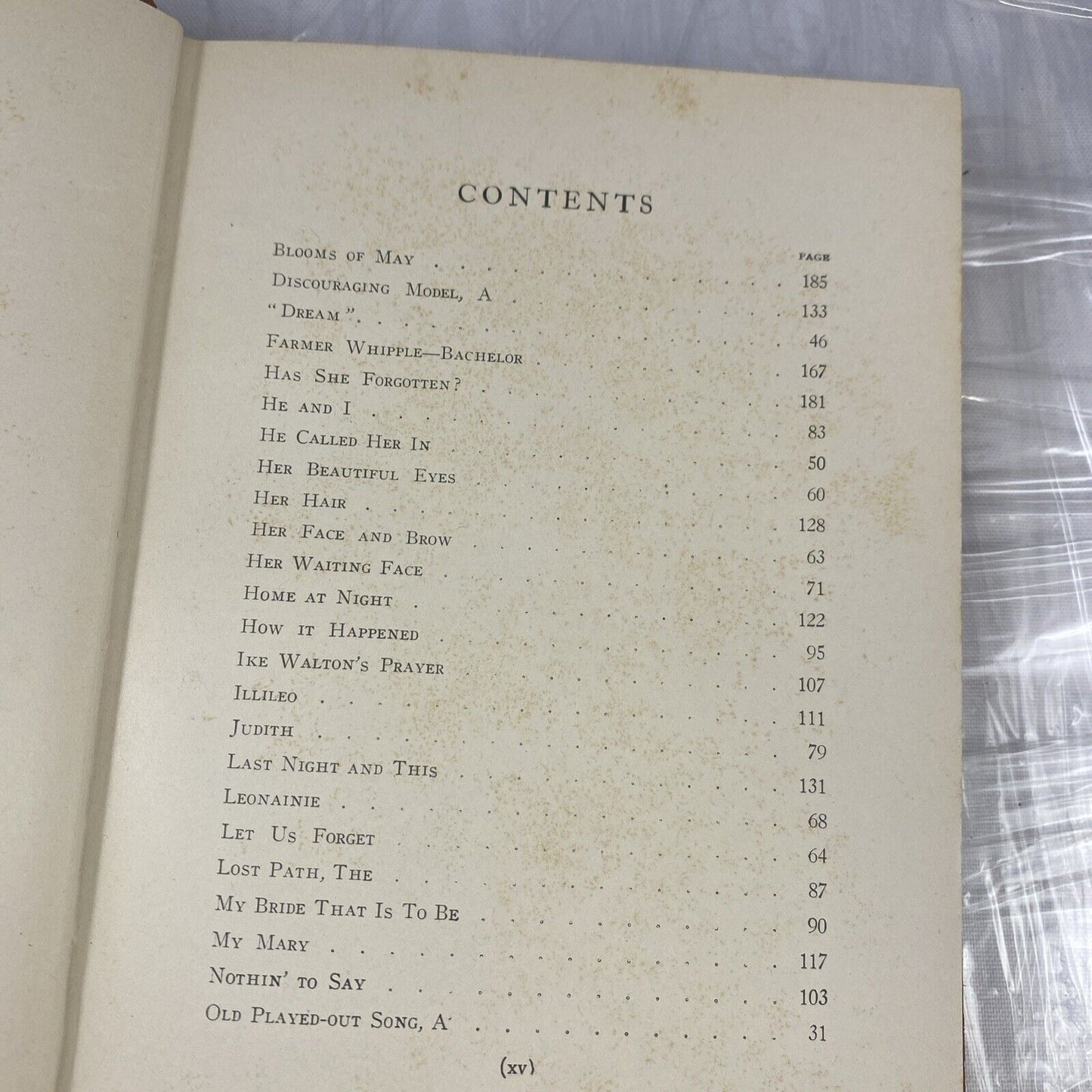 Love Lyrics James Whitcomb Riley 1905 Antique worn Poetry Book With Pictures