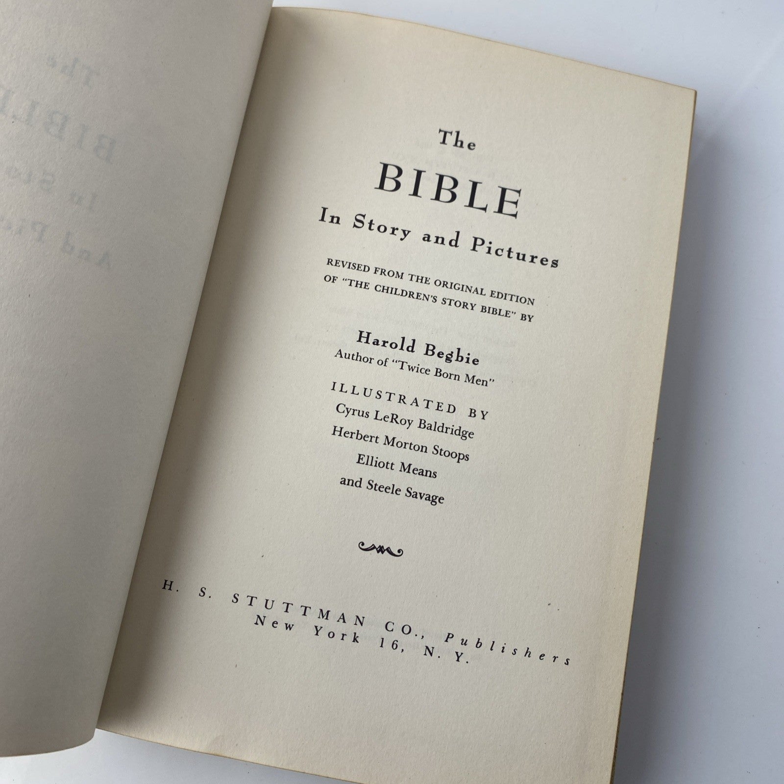 Vintage 2 Set Harold Begbie The Bible Old And New Testament Illustrated