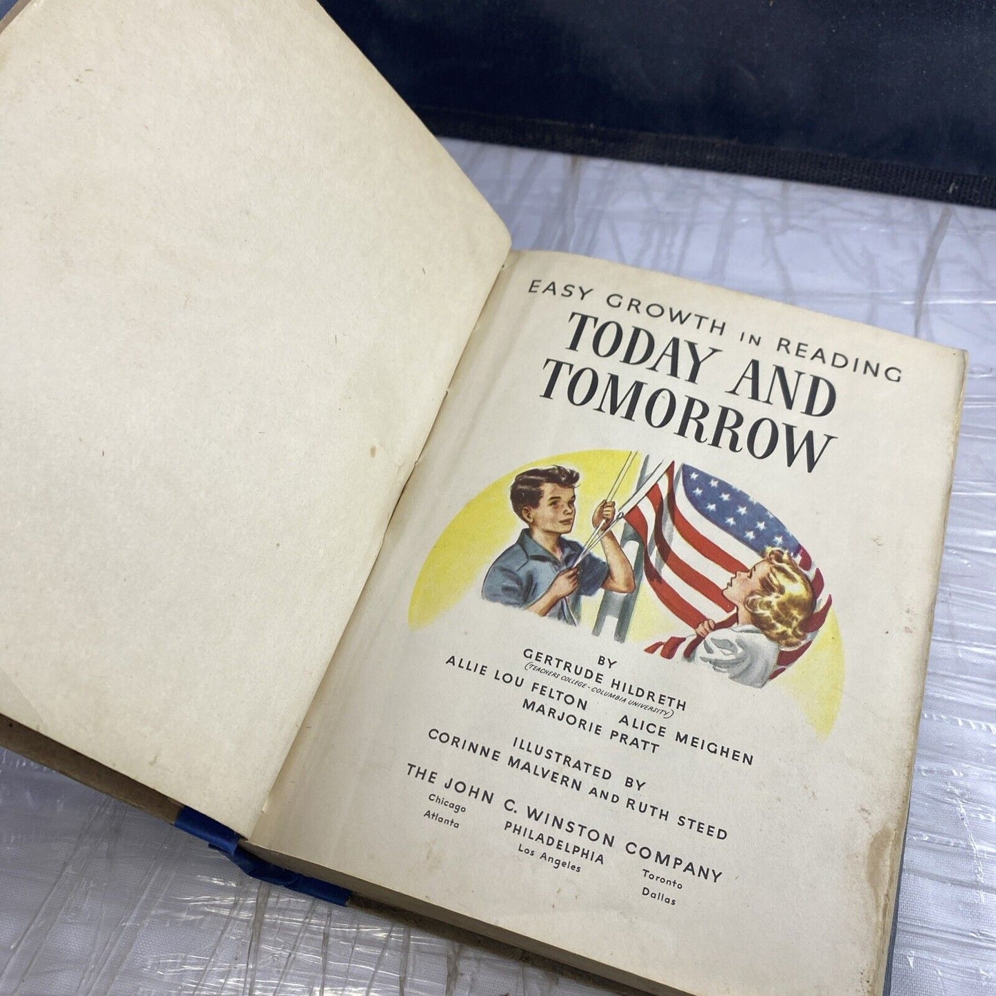 Today and Tomorrow Easy Growth in Reading 1943 School Reader Text Book Vtg K