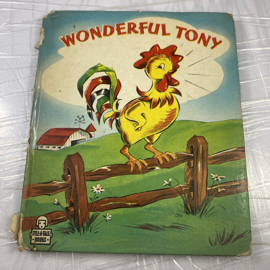 Vintage 1947 Wonderful Tony Book Marguerita Page Whitman Publishing Kids Book 40