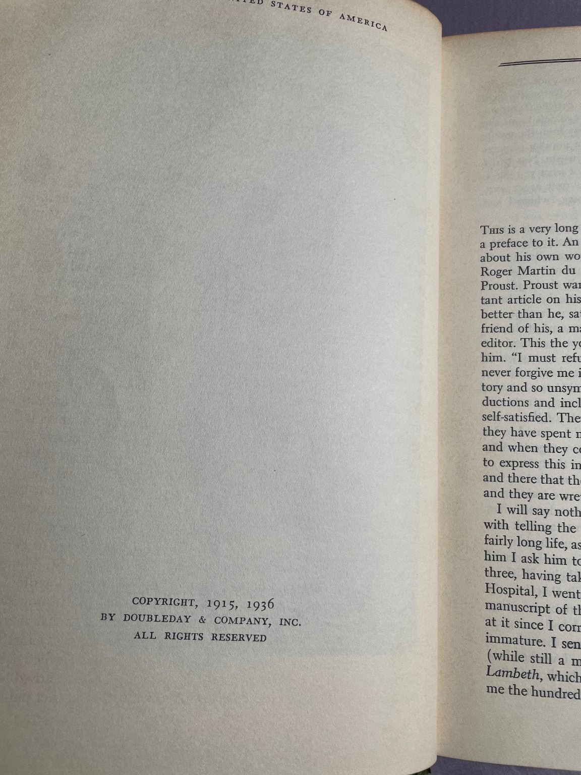 Of Human Bondage W. Somerset Maugham 1936 International Collectors Library