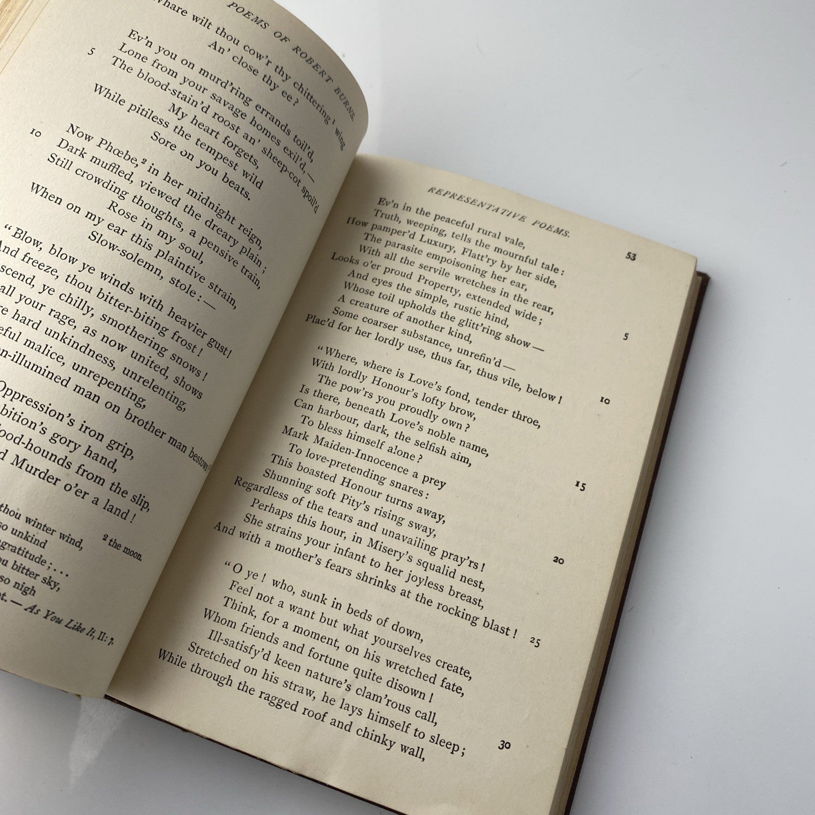 Antique 1897 Representative Poems With Carlyles Essay Hardcover Book Red Small