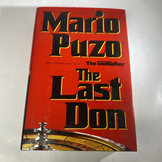 The Last Don 1996 Mario Puzo Crime Novel HBDJ 1st Edition Very Good