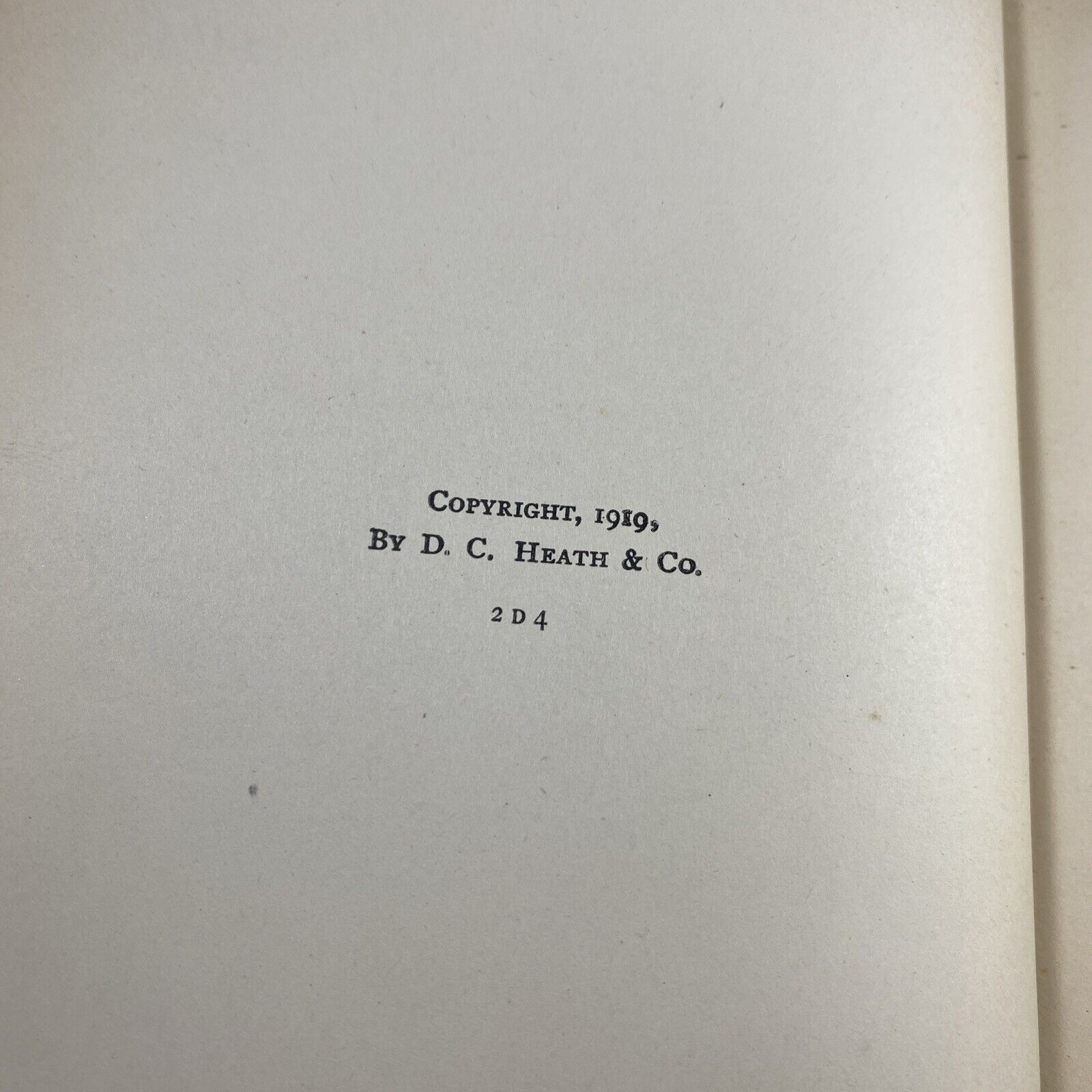 ANTIQUE Hardcover A SPANISH READER John M Pittaro 1919 Vintage Textbook Red