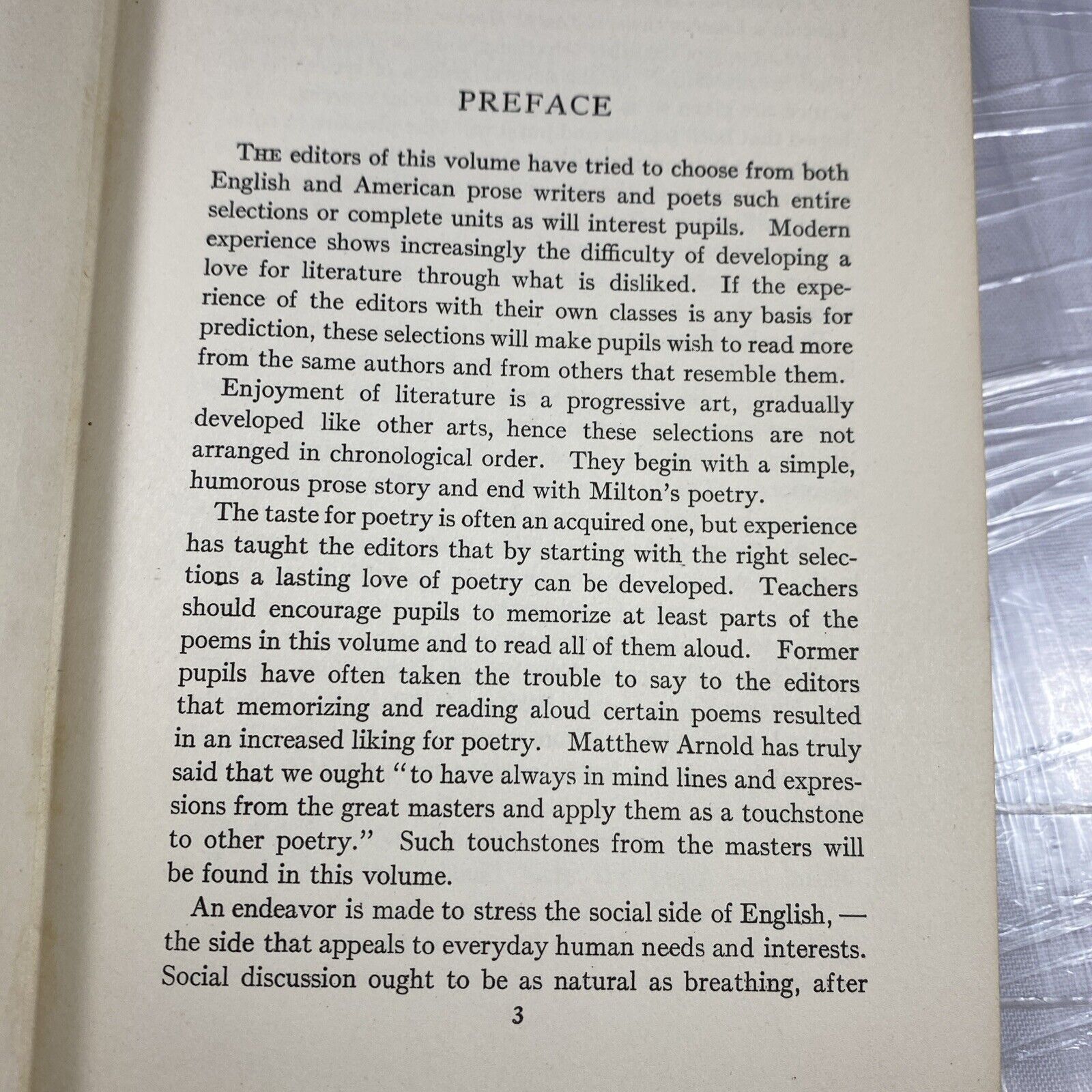 1915 Readings from Literature Reuben Halleck & Elizabeth Barbour Hardcover
